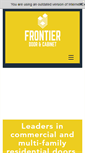 Mobile Screenshot of frontierdoor.com