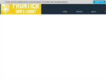 Tablet Screenshot of frontierdoor.com